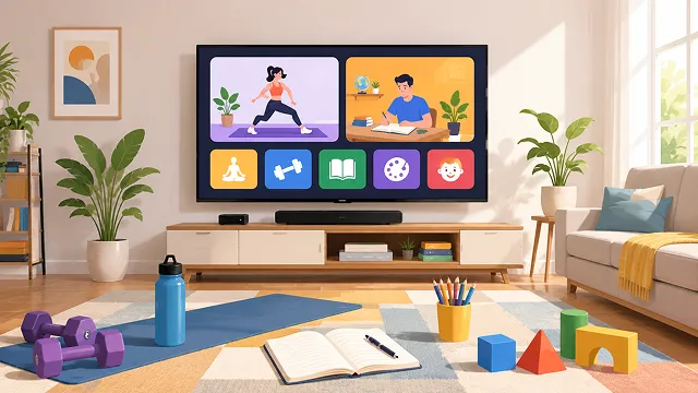 Apple TV Fitness and Learning Apps for More Than Streaming